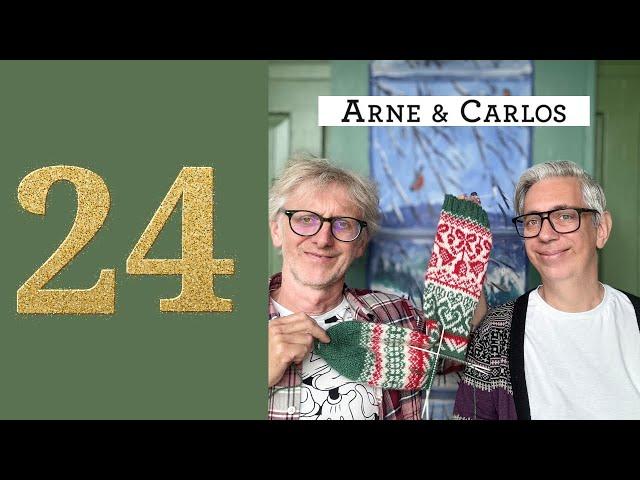 Episode 24 -  Christmas Stocking Knit-Along 2024 with ARNE & CARLOS!  | Easy Daily Tutorial 