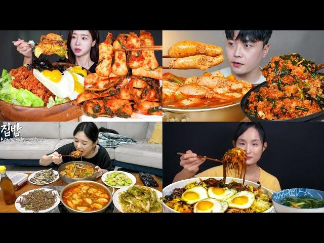 best BIBIMBAP *satisfying big bites* mukbang asmr compilation pt.2