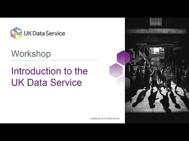 Introduction to UK Data Service