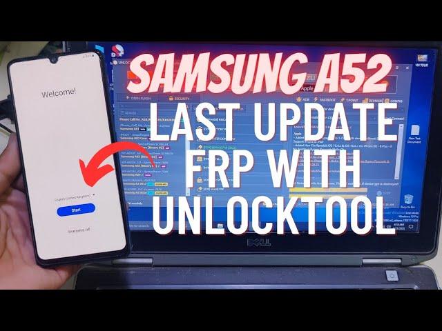 Galaxy A52 Frp Bypass Latest Patch Update With UnlockTool Com Frp Reset 2023