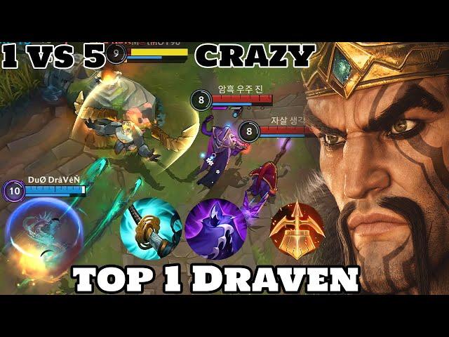 Wild Rift Draven - Top 1 Draven Gameplay "Best Draven Players" Rank Season 6