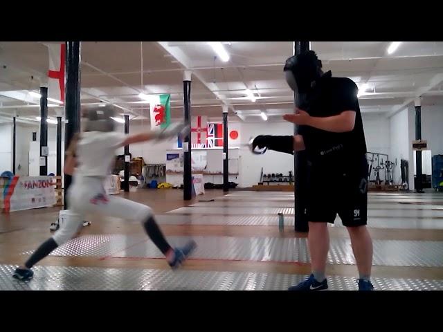 Stuart Marshall-Sabre lesson