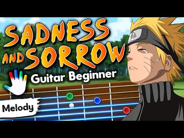 Sadness And Sorrow Guitar Lessons for Beginners Toshio - Masuda Tutorial | Backing Track