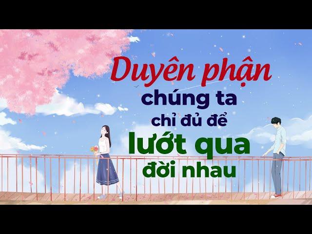 Duyên Phận Chúng Ta Chỉ Đủ Để Lướt Qua Nhau l Radio Tâm Sự