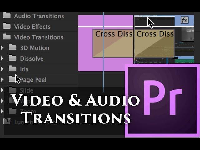 Episode 19 - Adding Video and Audio Transitions - Tutorial for Adobe Premiere Pro CC 2015