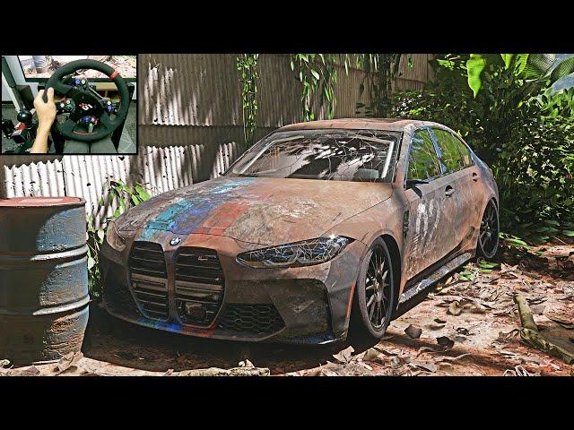 Rebuilding BMW M3 G80 Competition (930HP) - Forza Horizon 5 | Simagic Alpha Ultimate gameplay