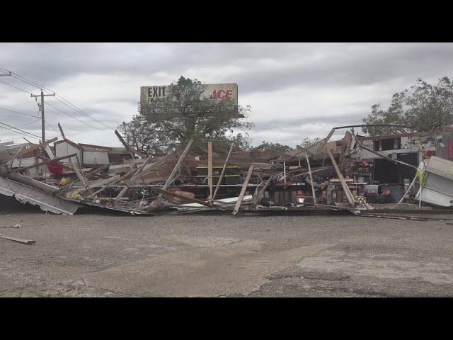 High winds wreck Bell County Flea Market in Belton