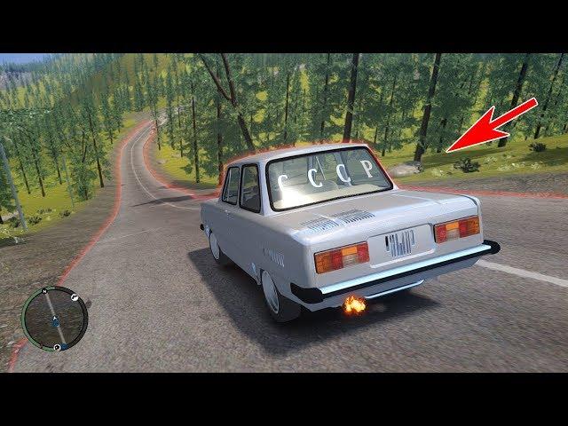 СПУСК БЕЗ ТОРМОЗОВ НА ТУРБО ЗАПОРОЖЦЕ ! - GTA 4 RUSSIA