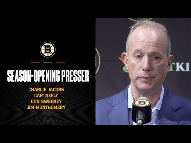 Bruins Management Holds Start-of-Season Press Conference