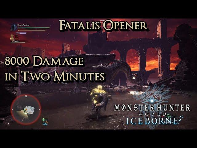 MHW Iceborne - Fatalis Opener - 8000 Damage in Two Minutes