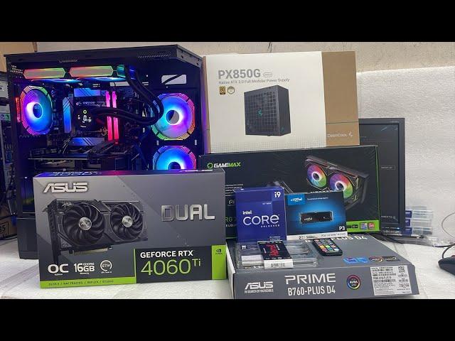 Gaming PC Build i9 12Th Gen RTX 4060Ti | ASUS PRIME B760-PLUS D4