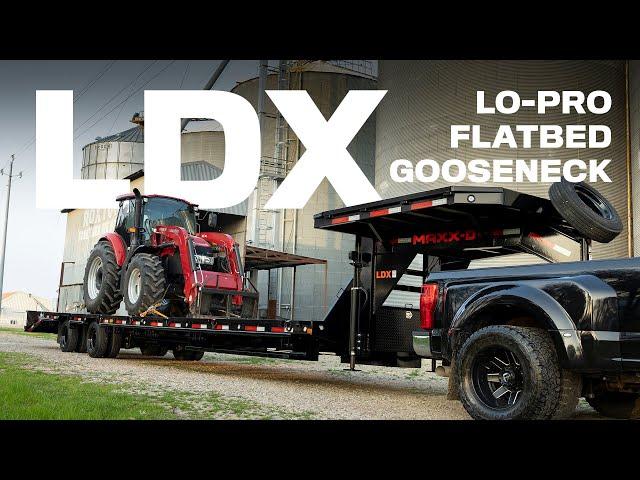 LDX - Flatbed Gooseneck Trailer | MAXX-D 2023