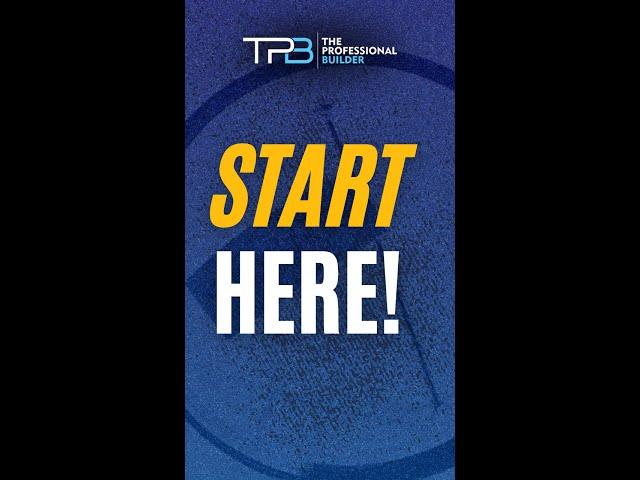 How to start working ON your construction business #shorts