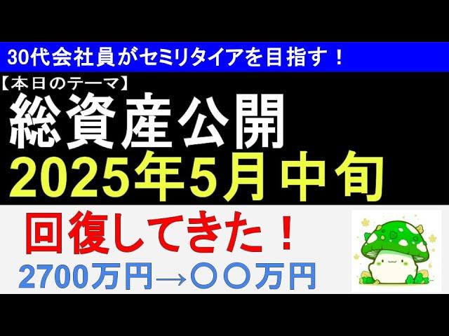 【資産公開】2025年5月中旬　平凡会社員の総資産