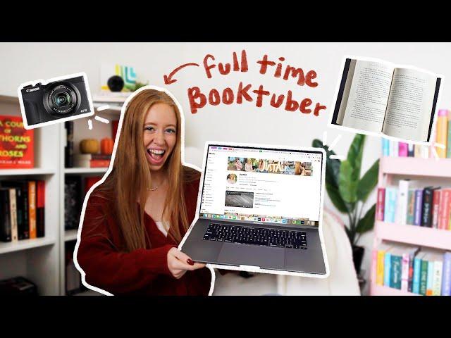 work day in my life as a full-time Book YouTuber