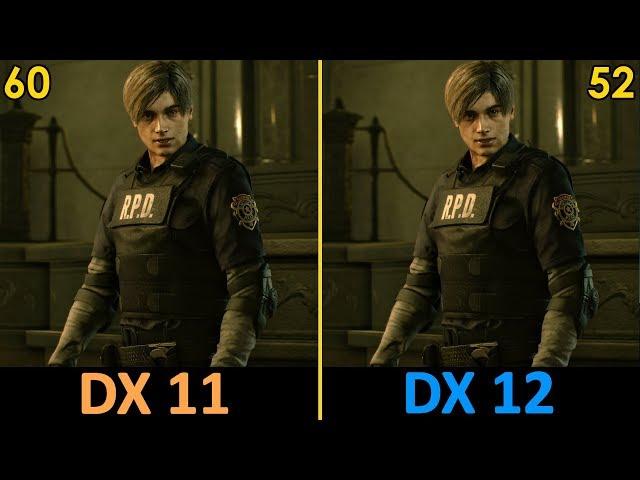 Resident Evil 2 | DirectX 11 vs. DirectX 12 | 1080p