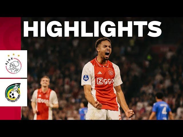 Back with a BIG win!  | Highlights Ajax - Fortuna Sittard | Eredivisie