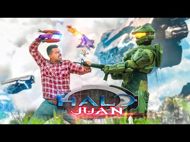 Halo Juan vs Master Chief in REAL LIFE | David Lopez