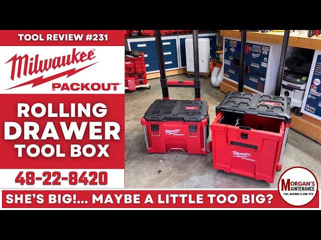 Milwaukee PACKOUT Rolling DRAWER Tool Box - It's Here & It's Big