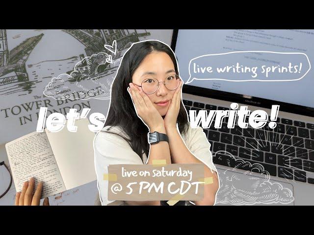  camp nanowrimo write-in // writing livestream