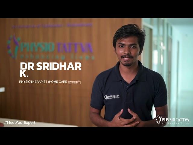 Physiotherapist Dr K Sridhar | Physiotattva Physiotherapy Center Bangalore