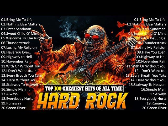 Classic Hard Rock 80s 90s CompilationACDC, Led Zeppelin, Metallica, NirvanaBest Hard Rock Songs