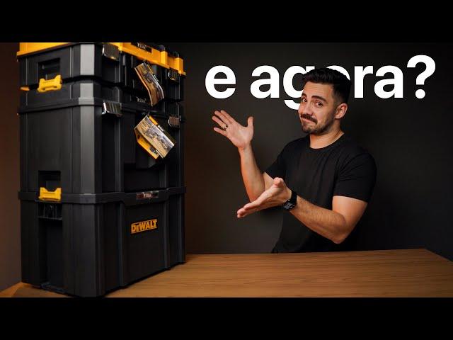 SOU VICIADO EM FERRAMENTAS! - MEGA UNBOXING: Escolhendo ferramentas e Caixas DEWALT TSTAK