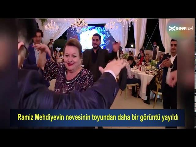 Ramiz Mehdiyevin nəvəsinin toyundan daha bir video yayıldı