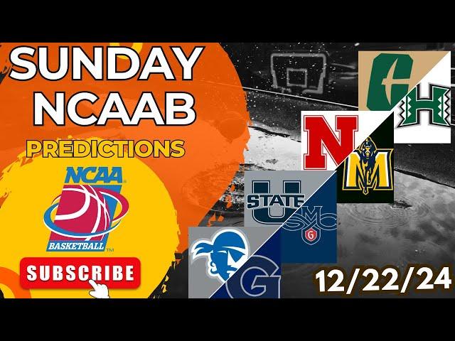 College Basketball Picks & Predictions Today 12/22/24 | NCAAB Picks Today