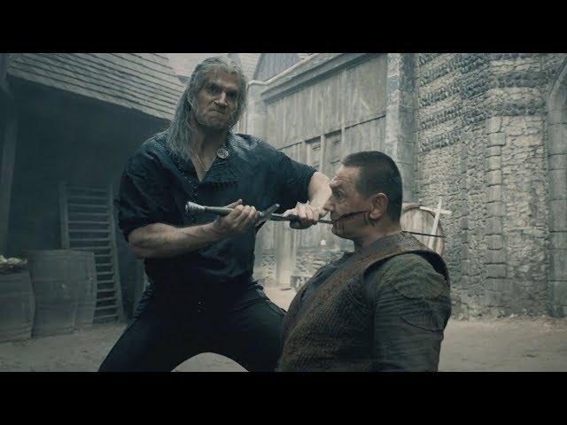 The Witcher / Blaviken Market Fight Scene (Geralt Butchers Renfri's Gang)