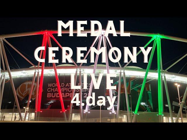 Medal Ceremony Athletics WCH Budapest 2023 LIVE