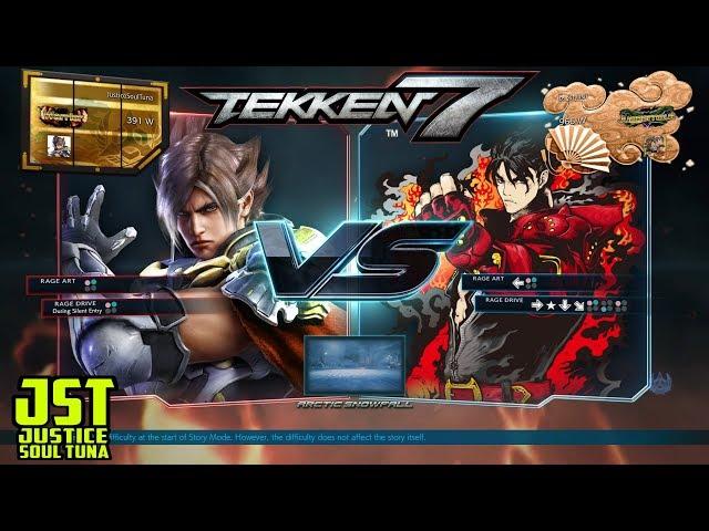 Tekken 7- JusticeSoulTuna (Lars) vs bs_stylish (Jin) [PS4 Pro gameplay]