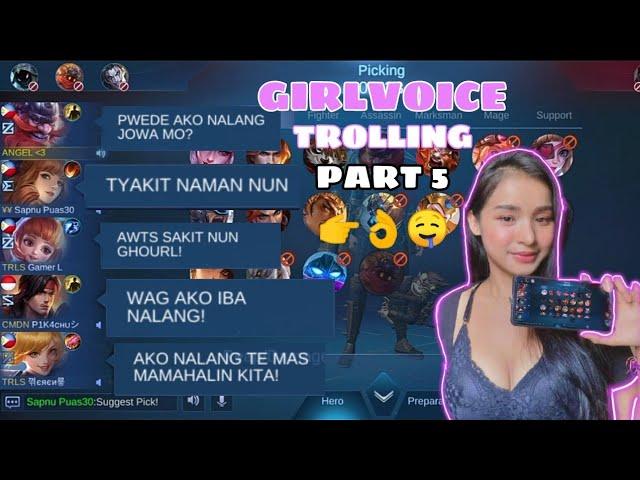 NA BUSTED AKO GRABE!  | GIRLVOICE TROLLING PART 5! | MOBILE LEGEND BANG BANG