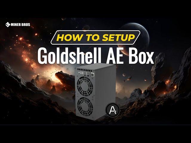 How to Setup Goldshell AE Box – The First ALEO ASIC Miner! 