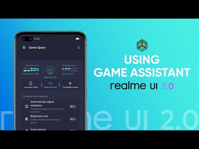 realme UI 2.0 | Using Game Assistant