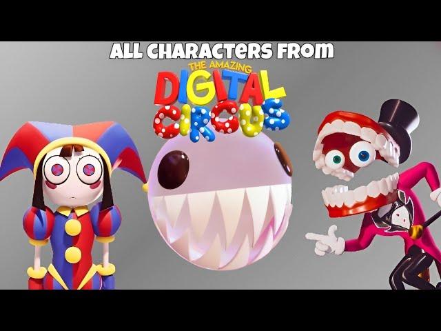 All characters from The Amazing Digital Circus