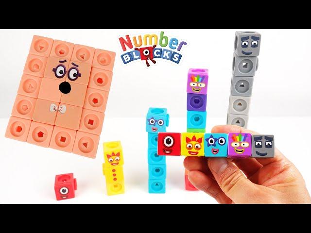 Numberblocks Odd Heads Rebuilt with 20's Help | Fun Mathlink Cube Toy Learning Video for Toddlers