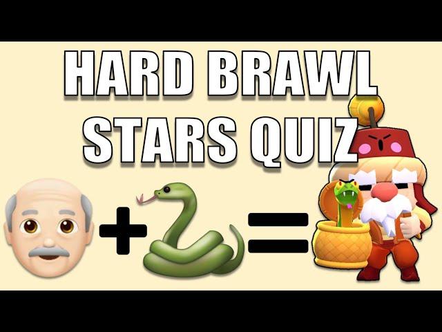 Guess The Brawler Quiz | Hard Brawl Stars Quiz