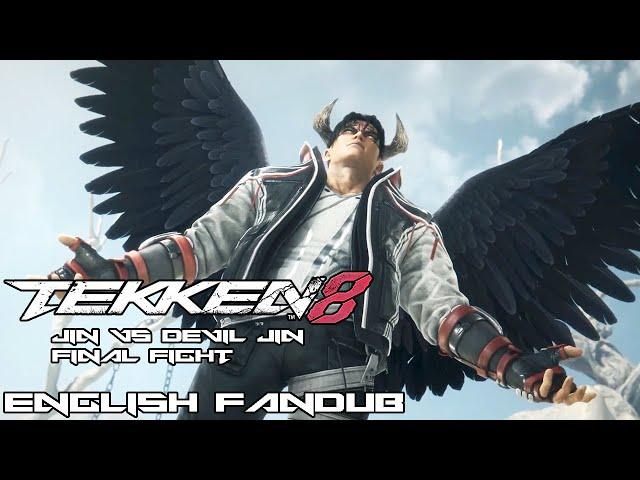 TEKKEN 8 English Fandub - Jin VS Devil Jin Final Fight Cutscene