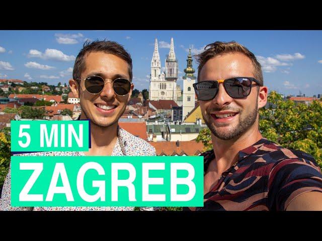 Zagreb in 5 minutes ️ popular sights in Zagreb (Croatia)