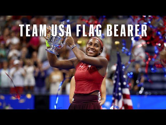 Coco Gauff: Team USA's Olympic Flag Bearer