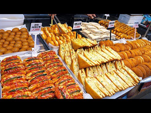 Donut shop that all Koreans love! The amazing skill of the donut master! / Korean street food