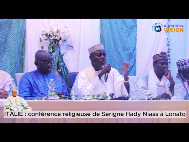 ITALIE : conférence religieuse de Serigne Hady Niass à Lonato. ÉDITION 2024.