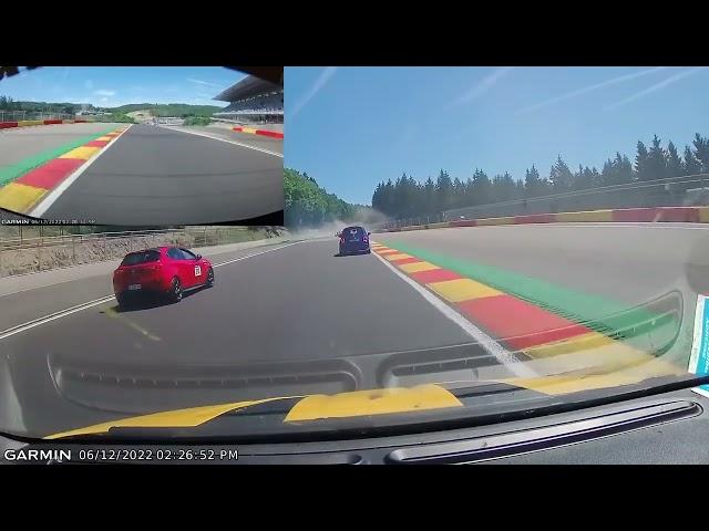 Crash Spa francorchamps Spa Italia