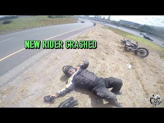 NEW RIDER CRASHED