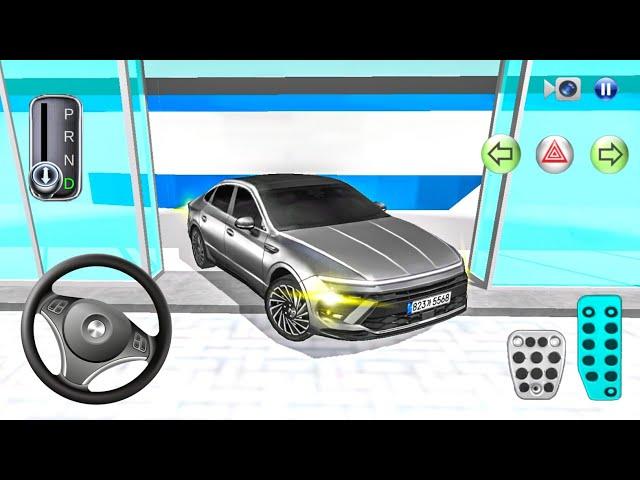 Sedan car New Hyundai Sonata in The Showroom - 3D Driving Class 2024 - best android gameplay