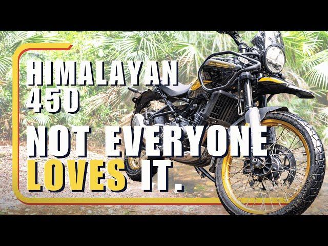 Royal Enfield Himalayan 450 Review.  It's not for everyone.