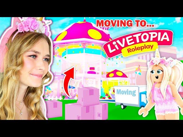 MOVING To LIVETOPIA For The FIRST TIME! (Roblox)