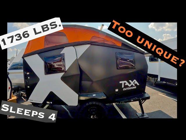 Taxa Outdoors Cricket X Pop Up Camper: Unique Bunkhouse Overland Travel Trailer RV