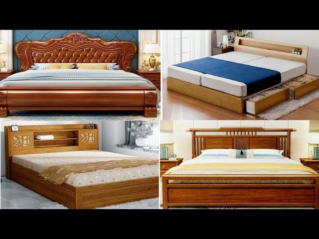 Wooden simple bed design latest model | Top 20 affordable bed design simple and decent